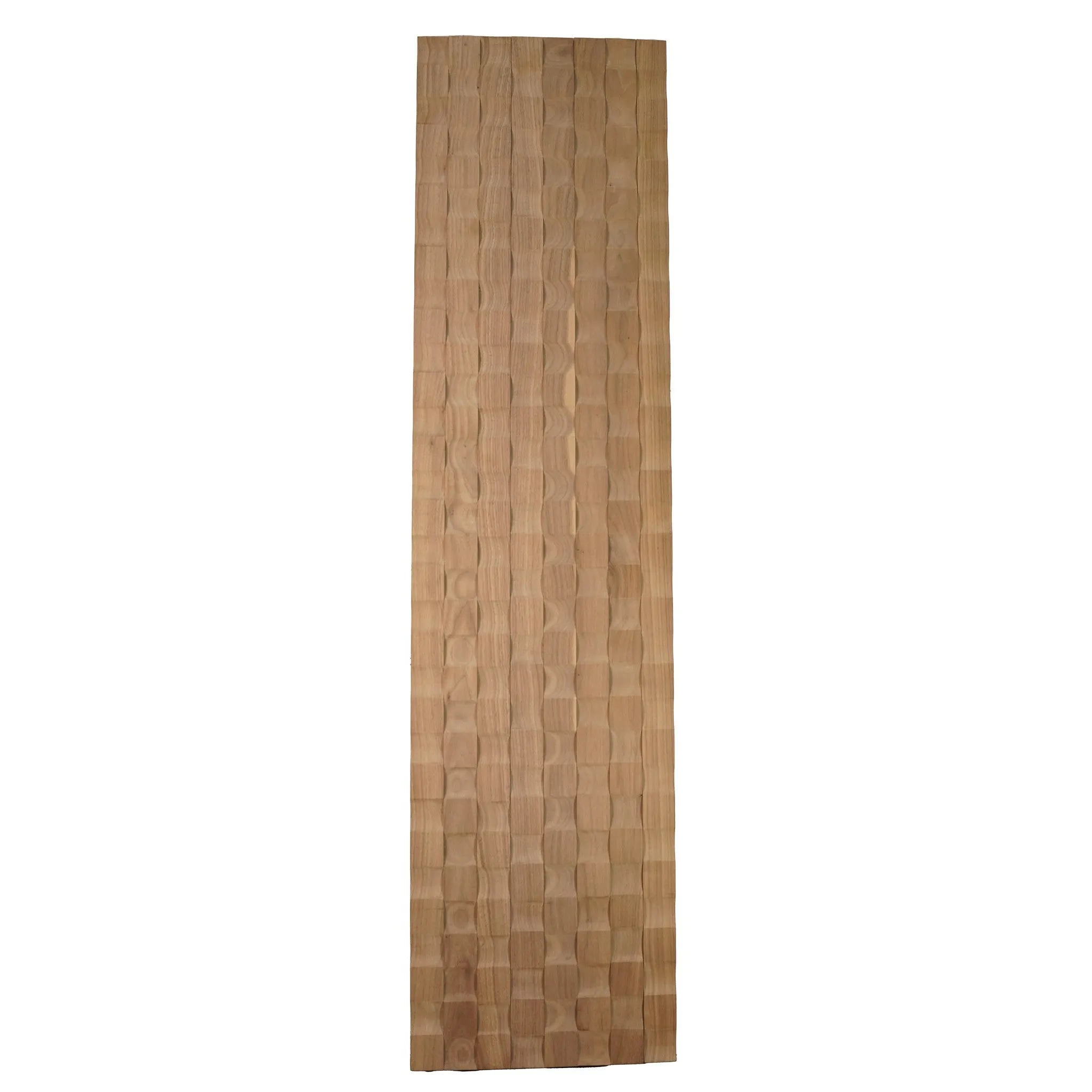 bingltd -  [36", 48", 96", 120"] Long x 12" Concave Solid Wood Tambour Panel Unfinished - 1/2" Depth (TP-004-UNF)