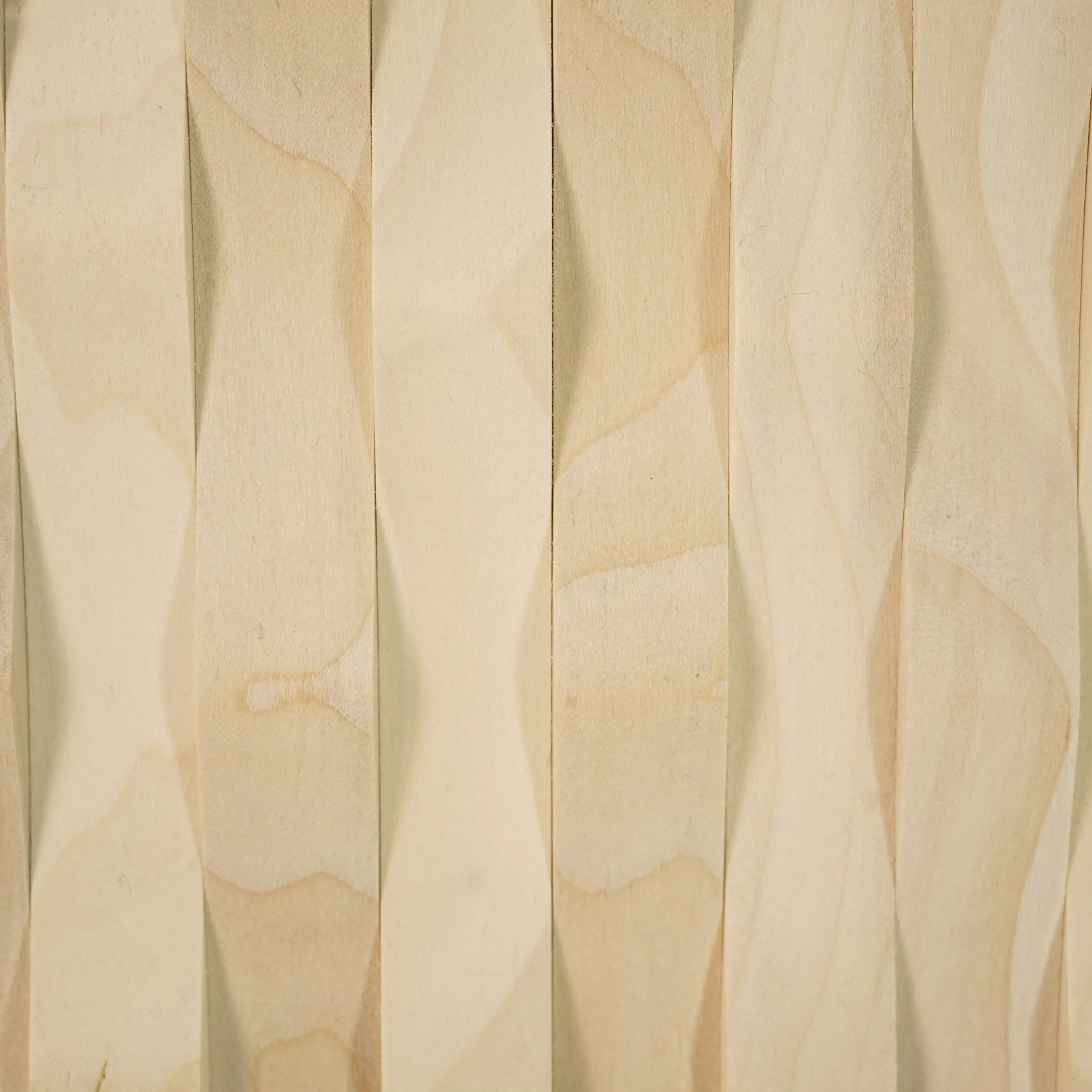 bingltd - [36", 48", 96", 120"] Long x 12" Waves Solid Wood Tambour Panel Unfinished - 1/2 " Depth (TP-006-UNF)