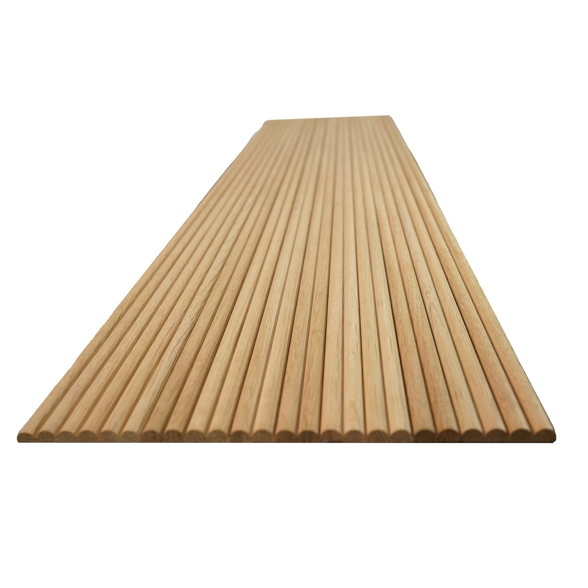 bingltd -  [36", 48", 96", 120"] Long x 12" Wide Solid Wood Tambour Panel Unfinished - 3/8" Depth (WP-8105-UNF)