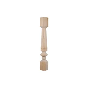 bingltd - 5"  x 34.5" Cross Shaped Fluted Chain Kitchen Post (K001-RW-UNF)