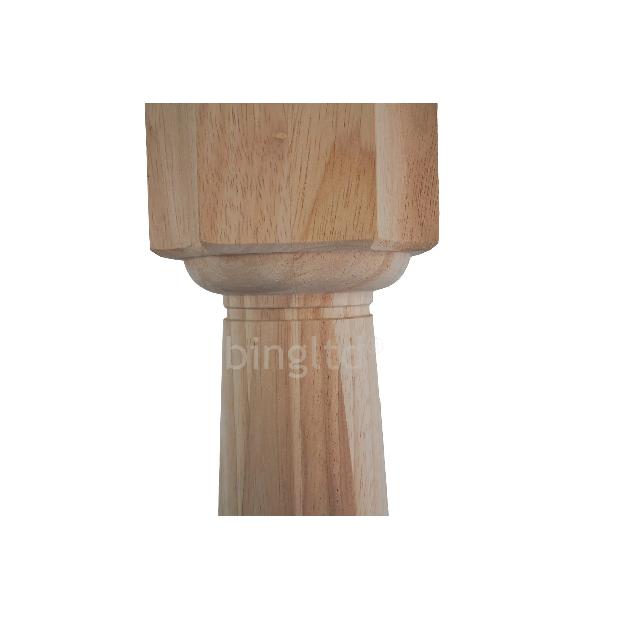 bingltd - 5"  x 34.5" Cross Shaped Fluted Chain Kitchen Post (K001-RW-UNF)