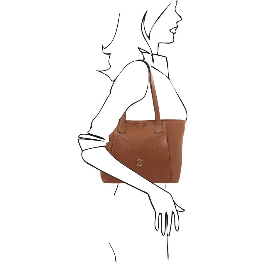 Blake Large Leather Shoulder Bag