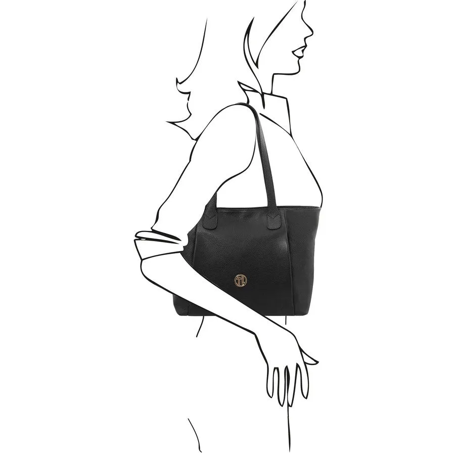 Blake Large Leather Shoulder Bag