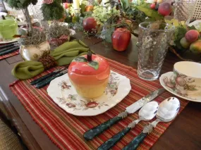 Brown English Transferware  Fruit and Vine Plate Green and Burgundy Grapes