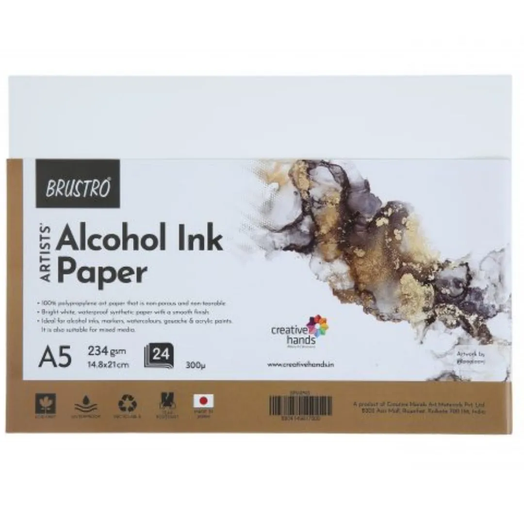 Brustro Artists Alcohol Ink Paper A4 & A5
