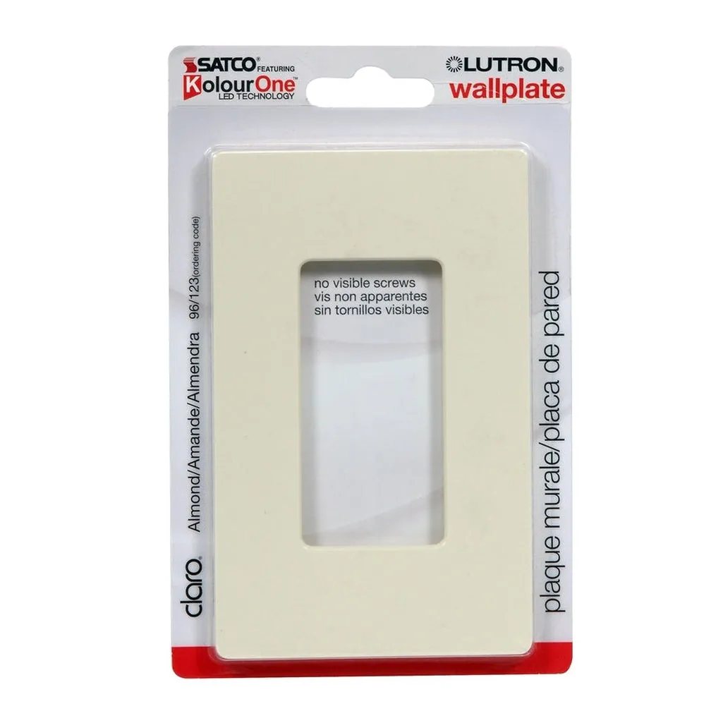 CLARO SINGLE GANG WALLPLATE AL