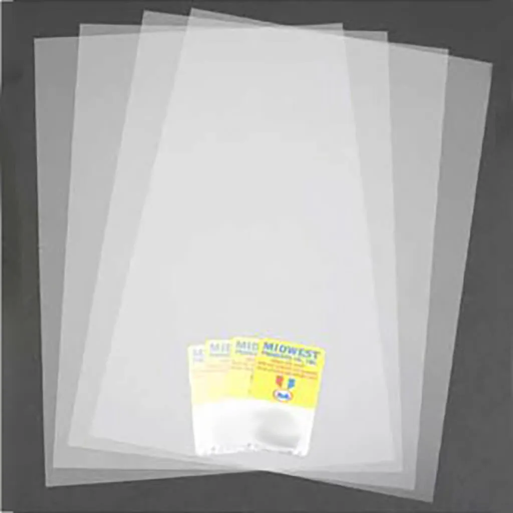 Clear Pvc Sheet .015 x 7.6 x 11