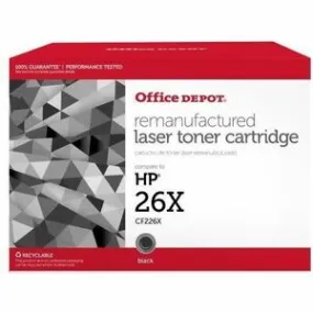 Clover Technologies Remanufactured High Yield Laser Toner Cartridge - Alternative for HP 26X (CF226X) - Black - 1 Each