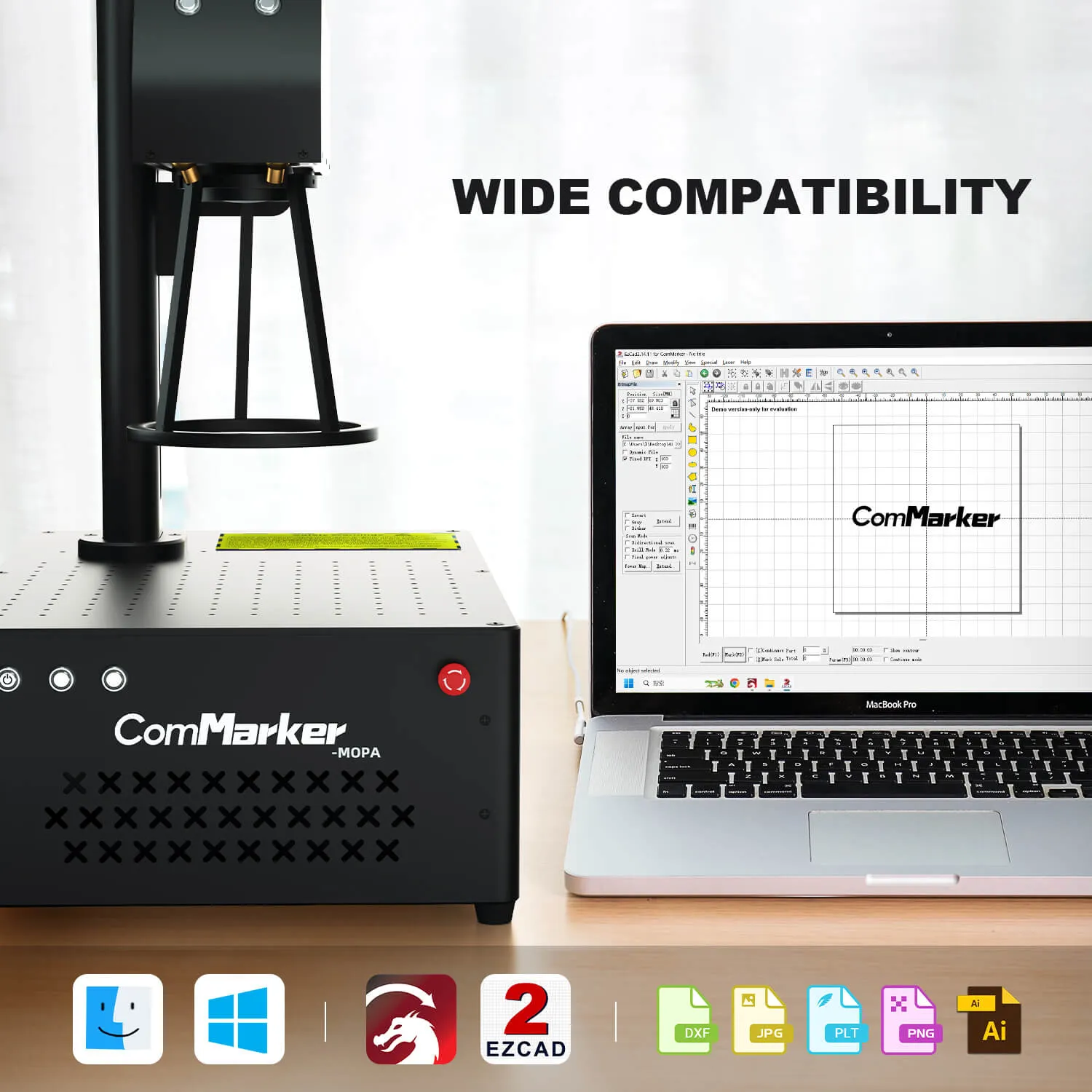 ComMarker B4 JPT MOPA Fiber Laser Engraver