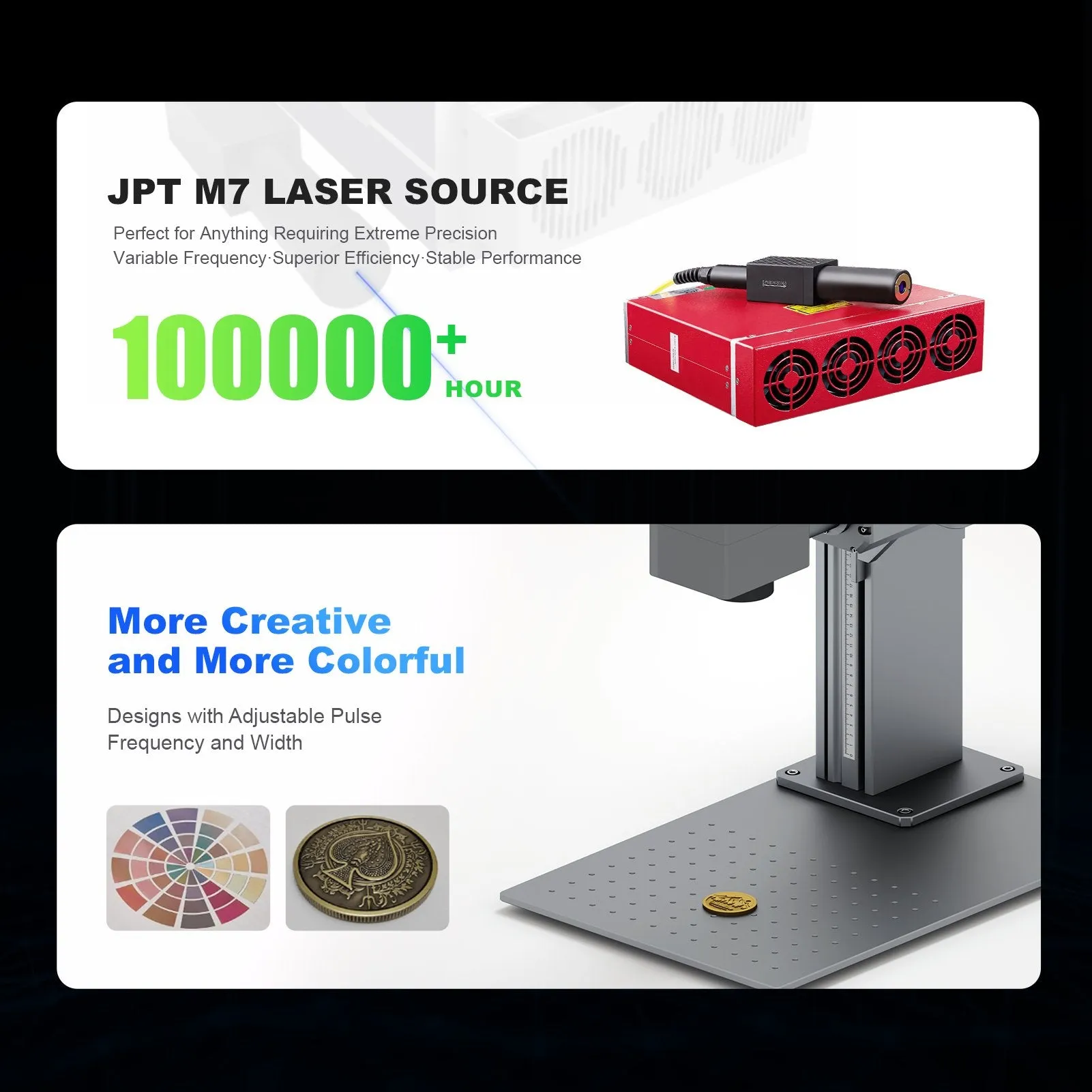 Commarker M7 Split JPT MOPA Fiber Laser Engraver