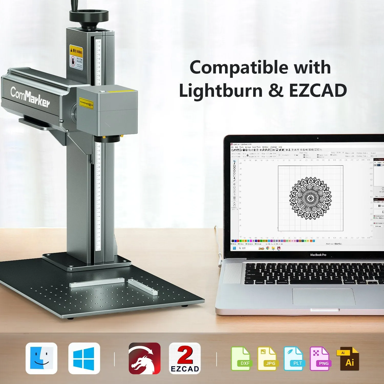 Commarker M7 Split JPT MOPA Fiber Laser Engraver