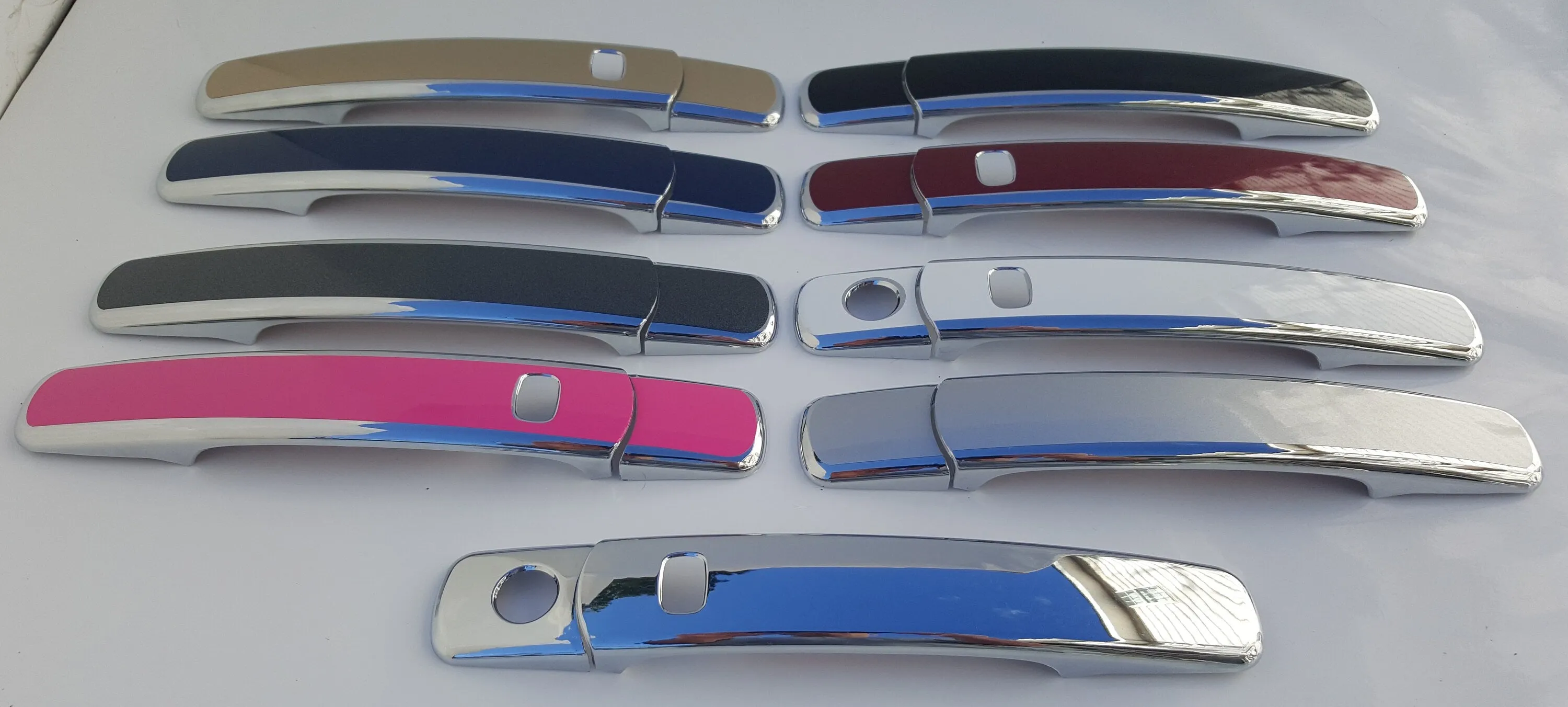 Custom Car Door Handle Overlays Covers For  2003 - 2007 Nissan Murano