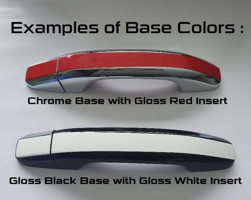 Custom Car Door Handle Overlays Covers For  2003 - 2007 Nissan Murano