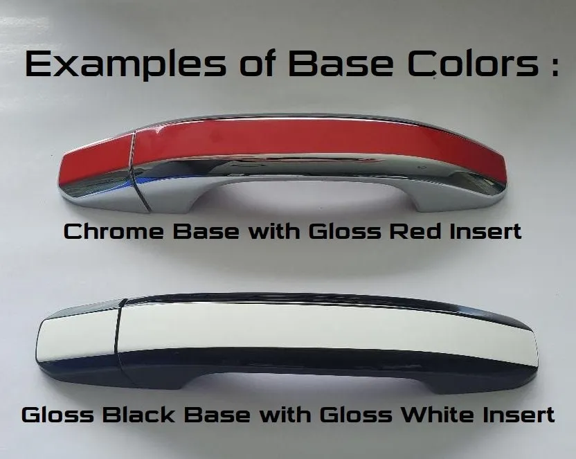 Custom Car Door Handle Overlays Covers For  2003 - 2008 Infiniti FX45