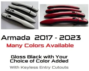 Custom Car Door Handle Overlays / Covers For the 2017-2023 Nissan Armada