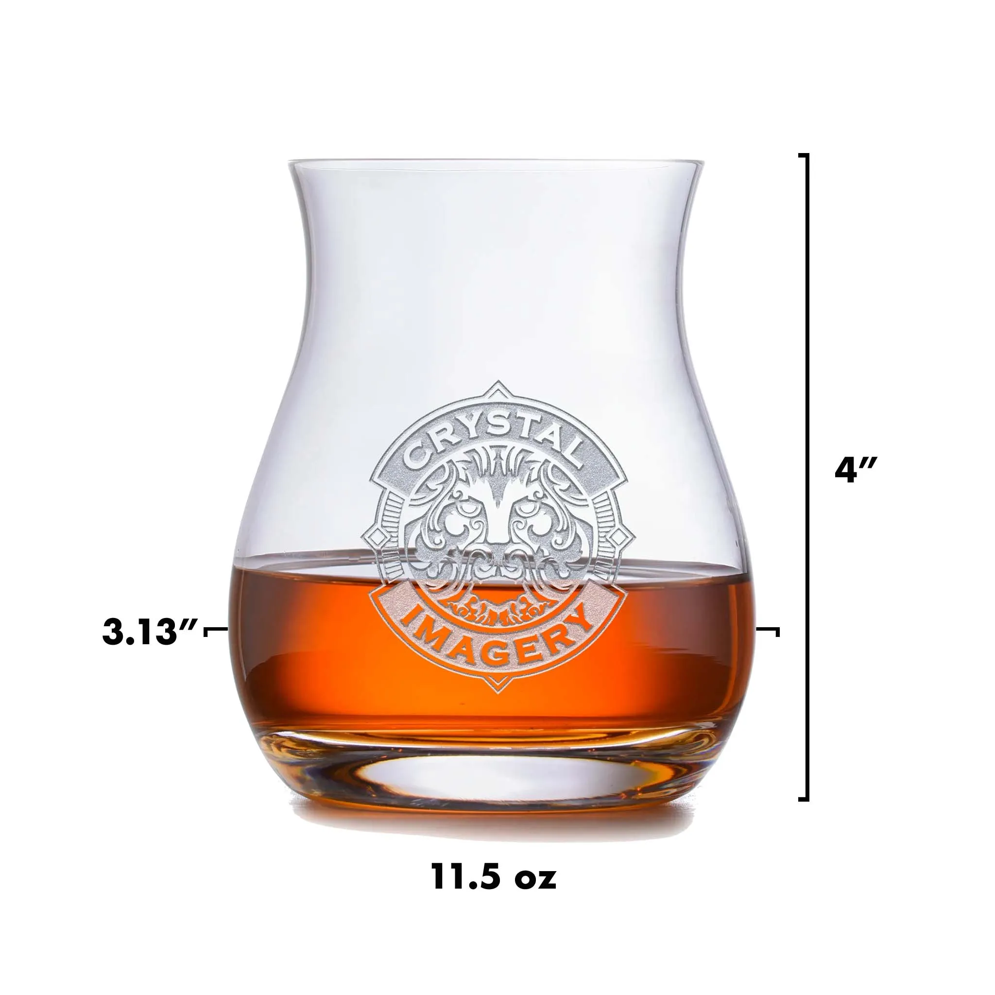 Custom Etched Canadian Whiskey Glass