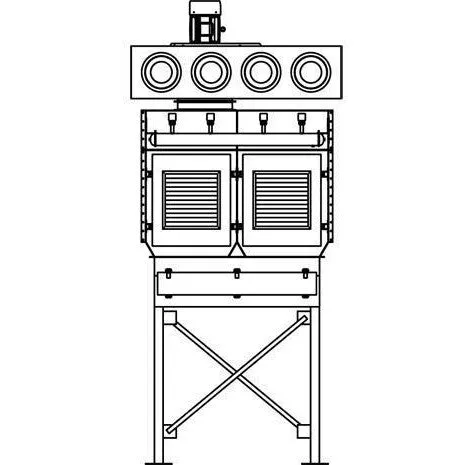 DAMN Powerwall Cross Draft Dust Collector Unit