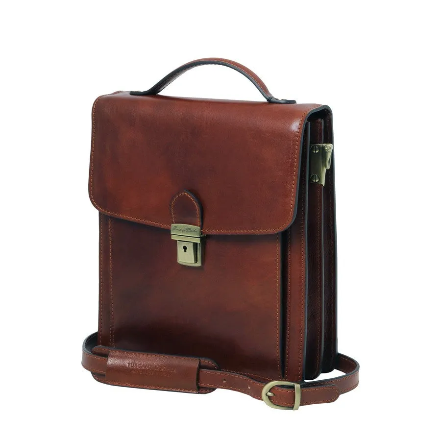 David Leather Crossbody Bag Small