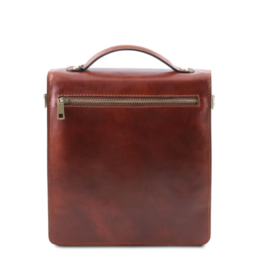 David Leather Crossbody Bag Small
