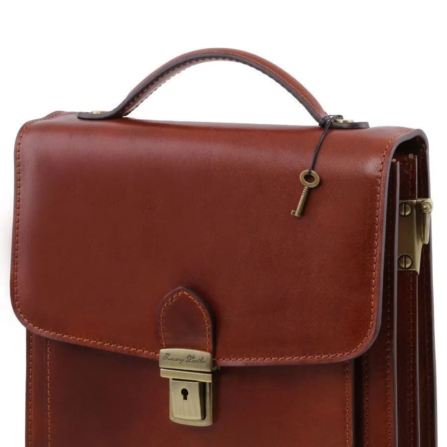 David Leather Crossbody Bag Small