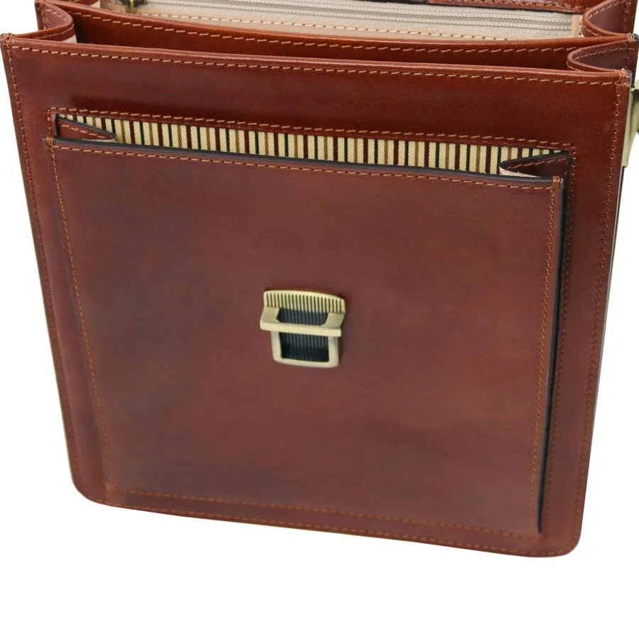 David Leather Crossbody Bag Small