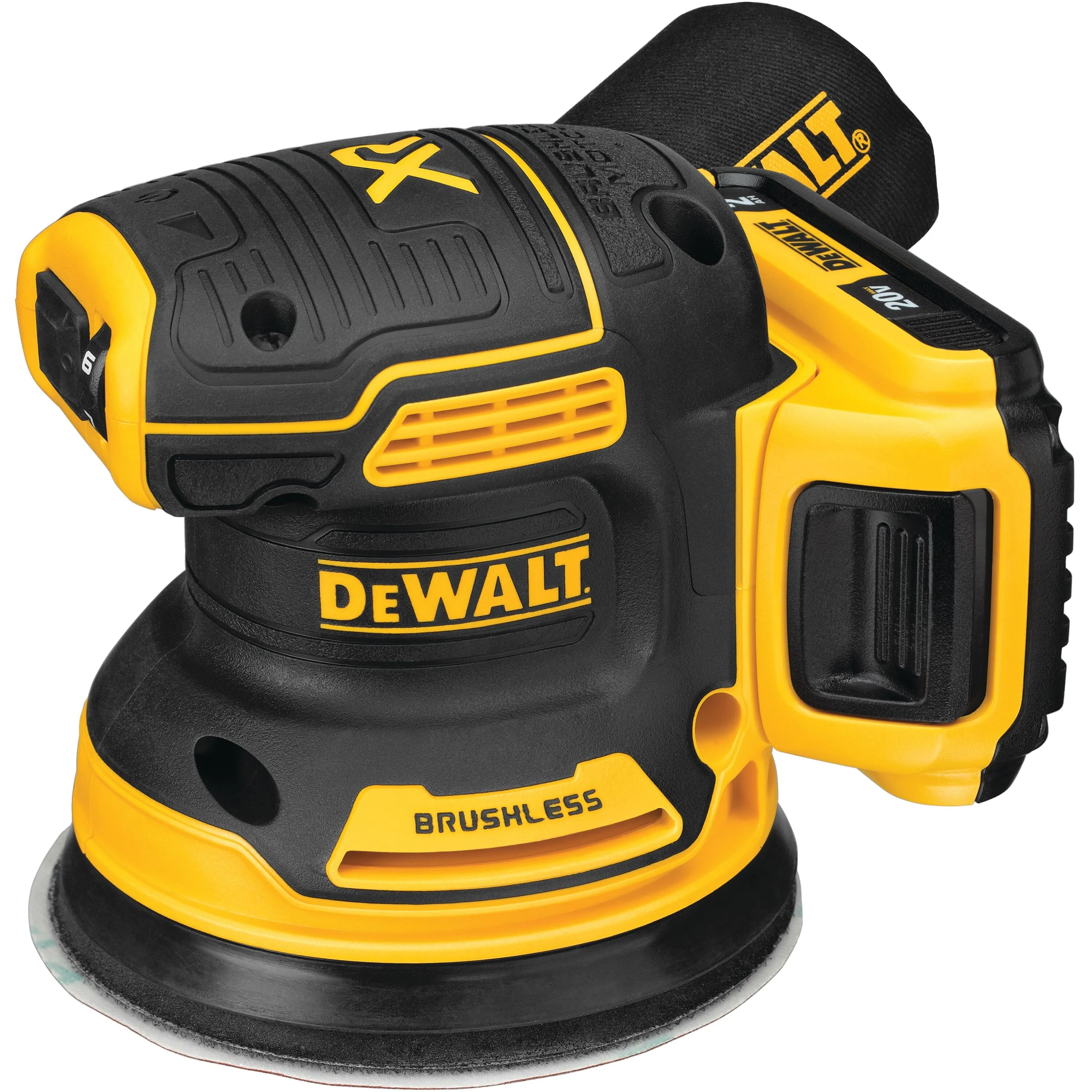 DeWALT DCW210D1 20V Max XR Brushless 5" Corless Variable-Speed Random Orbital Sander Kit (Includes 20V Max XR 2.0ah Battery, Charger, Dust Bag, and Carrying Bag)