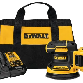 DeWALT DCW210D1 20V Max XR Brushless 5" Corless Variable-Speed Random Orbital Sander Kit (Includes 20V Max XR 2.0ah Battery, Charger, Dust Bag, and Carrying Bag)