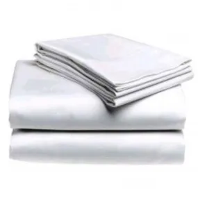 Diamond Single Fitted Sheet White
