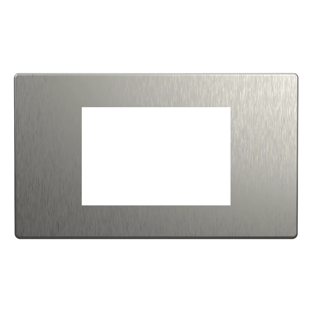 Dimmer Faceplate (3 Gang) - Stainless Steel