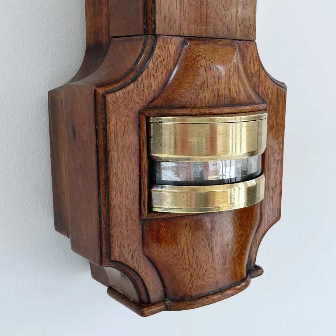 Early Victorian Platinum Scale Stick Barometer by John Newman, 122 Regent Street London