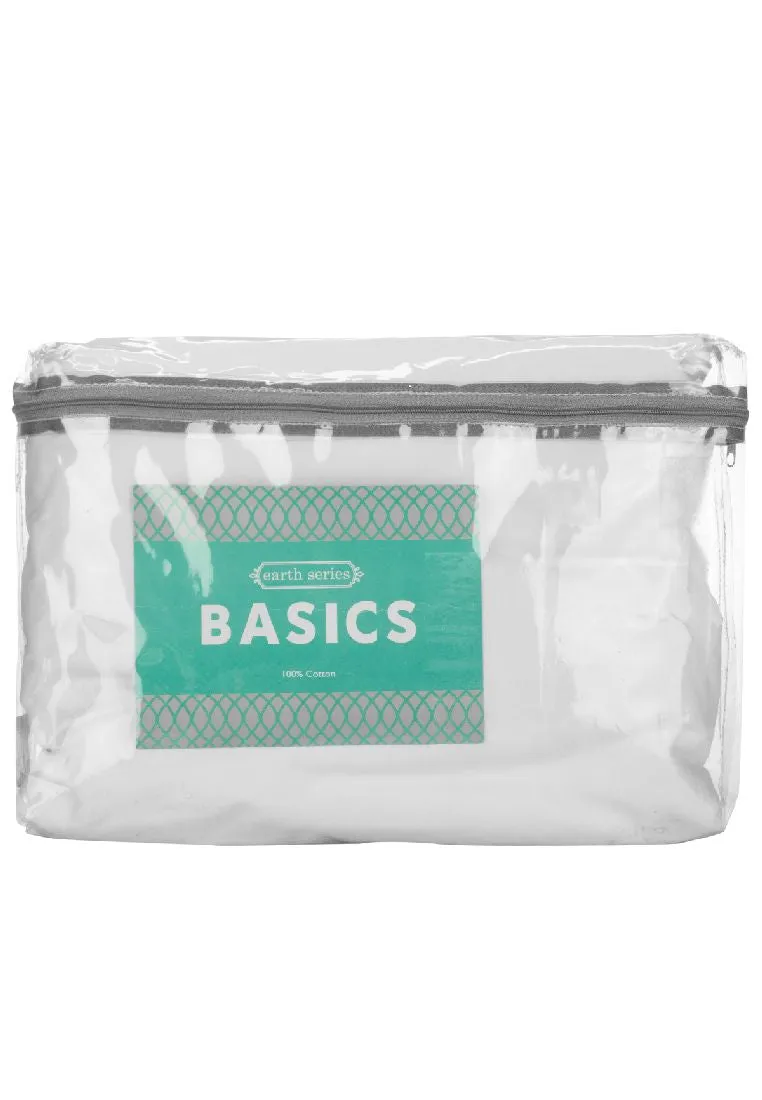 Earth Series Duvet Cover Queen 85 x 92" - Plain White