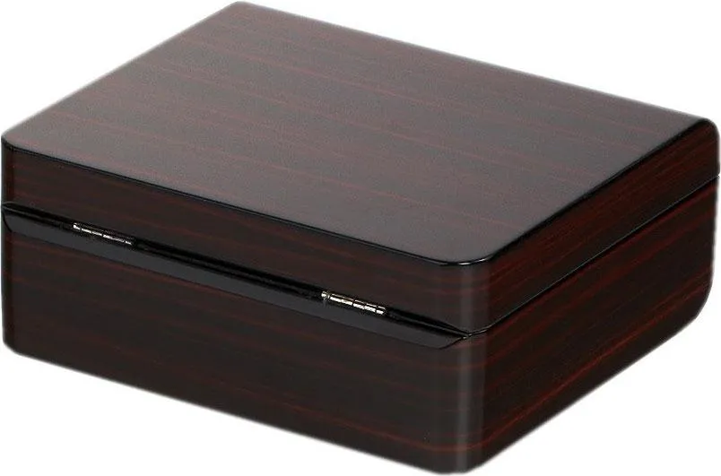 Ebony Wooden Watch Box for 6 Watches