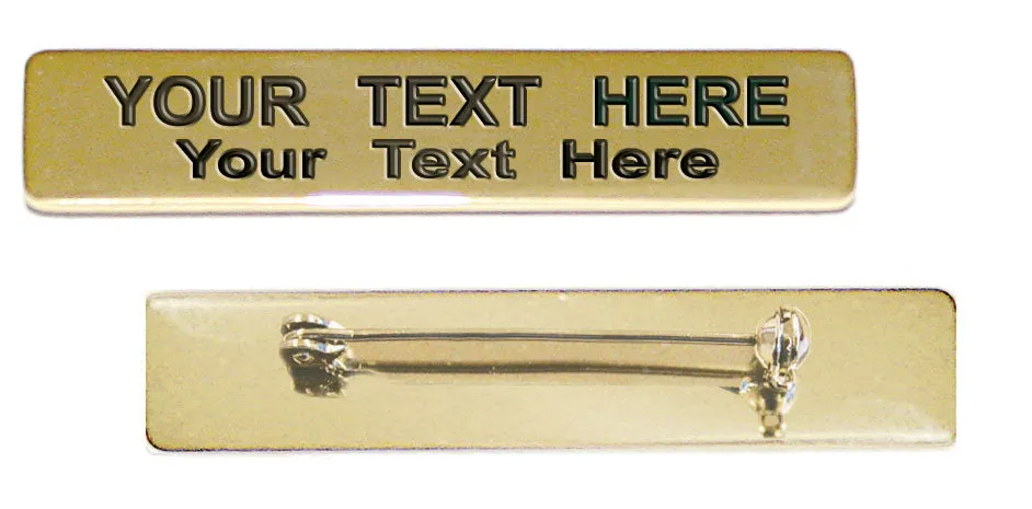 Engraved Brass Name Plates