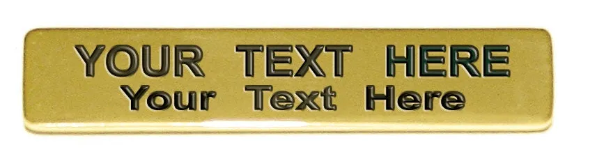 Engraved Brass Name Plates