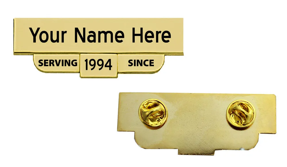 Engraved "Serving Since" Name Plates