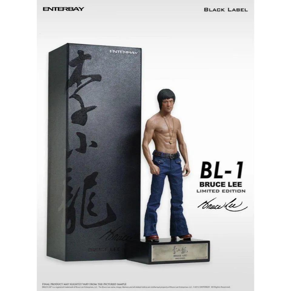 Enterbay Bruce Lee Black Label Statue