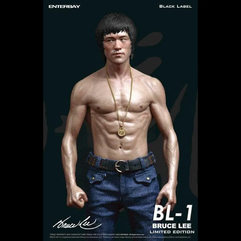 Enterbay Bruce Lee Black Label Statue
