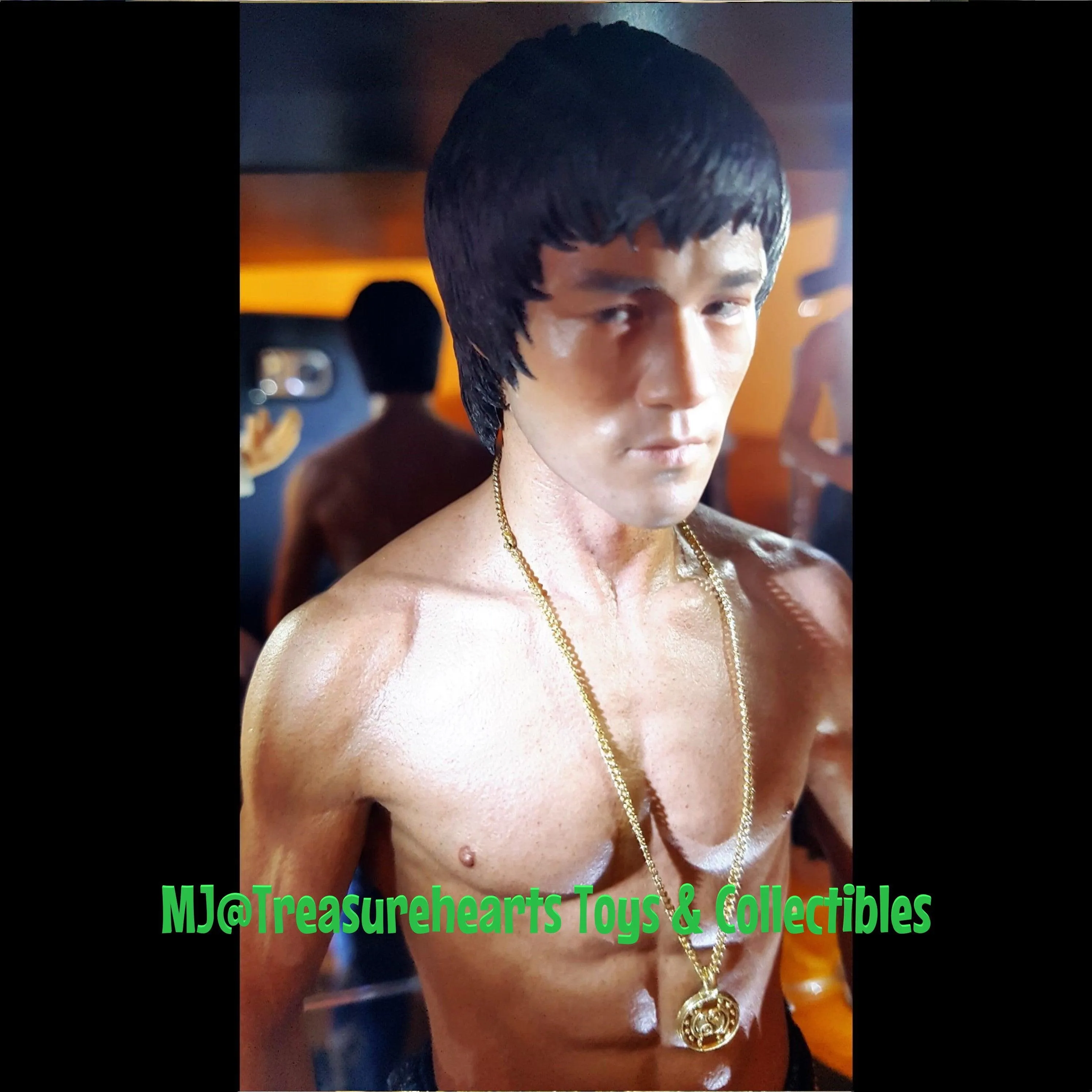 Enterbay Bruce Lee Black Label Statue