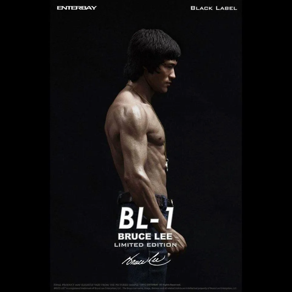 Enterbay Bruce Lee Black Label Statue