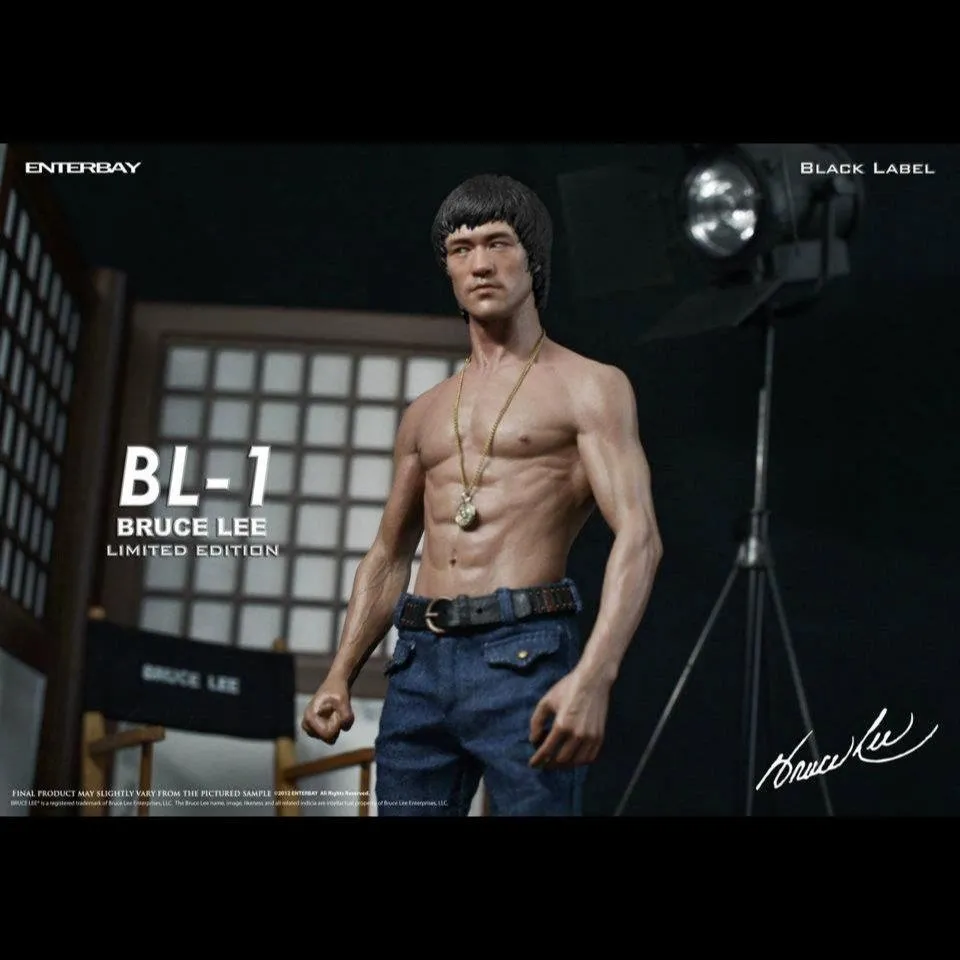 Enterbay Bruce Lee Black Label Statue