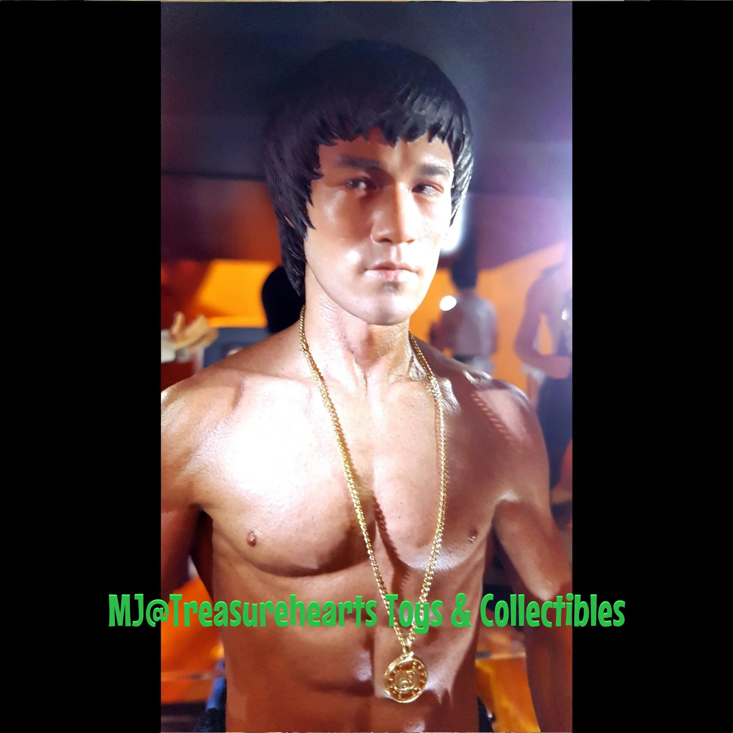 Enterbay Bruce Lee Black Label Statue