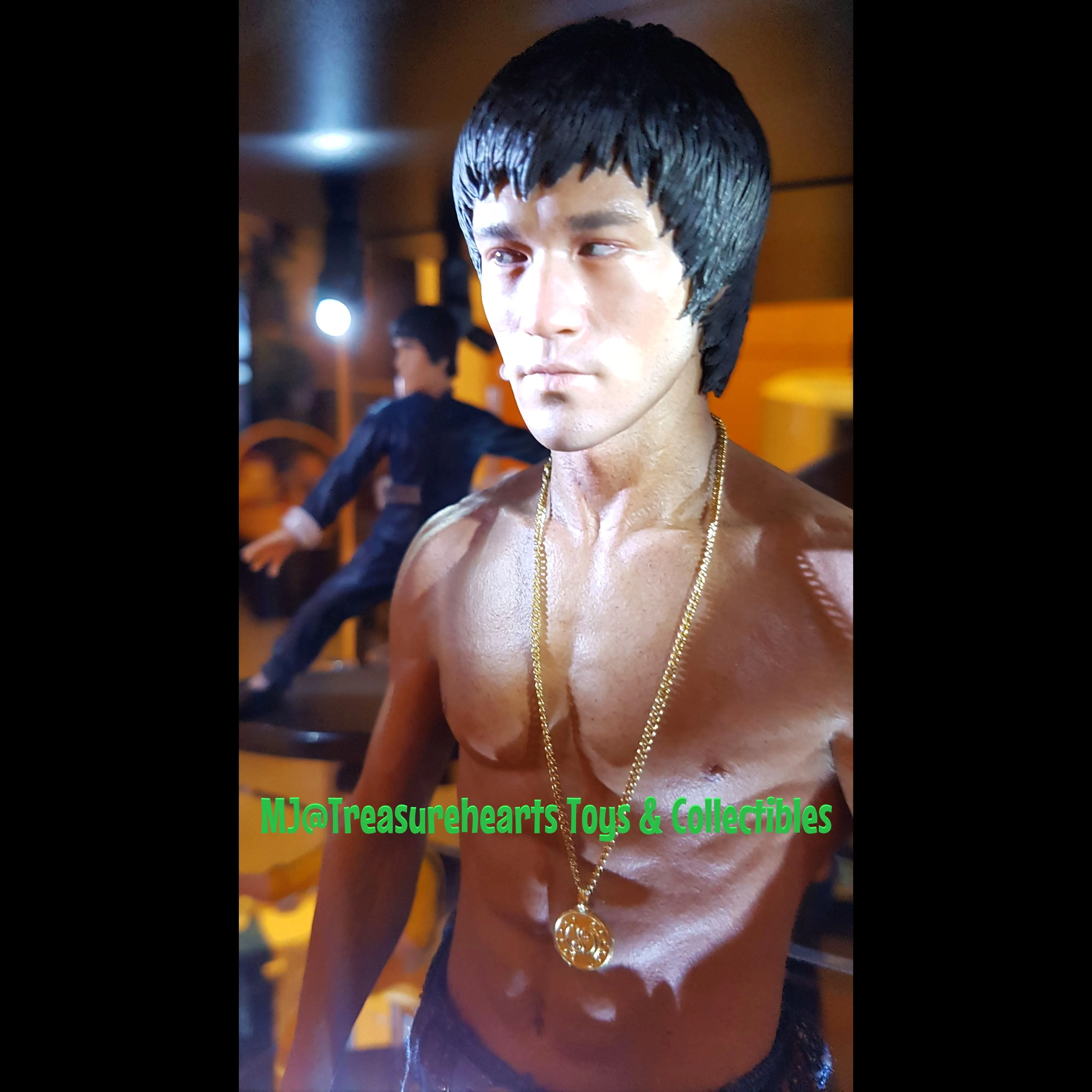 Enterbay Bruce Lee Black Label Statue