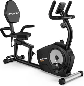 Exercise Bike – Recumbent Stationary Bike for Home with 400LB Weight Capacity, Whisper-Quiet Operation & 16 Resistance Levels