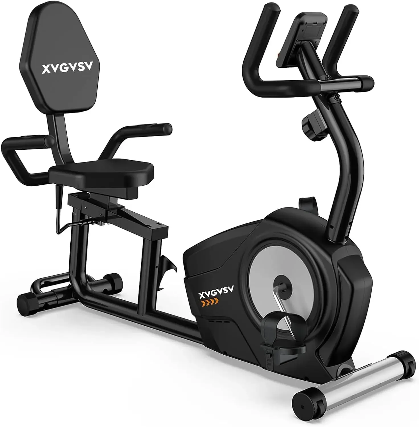 Exercise Bike – Recumbent Stationary Bike for Home with 400LB Weight Capacity, Whisper-Quiet Operation & 16 Resistance Levels