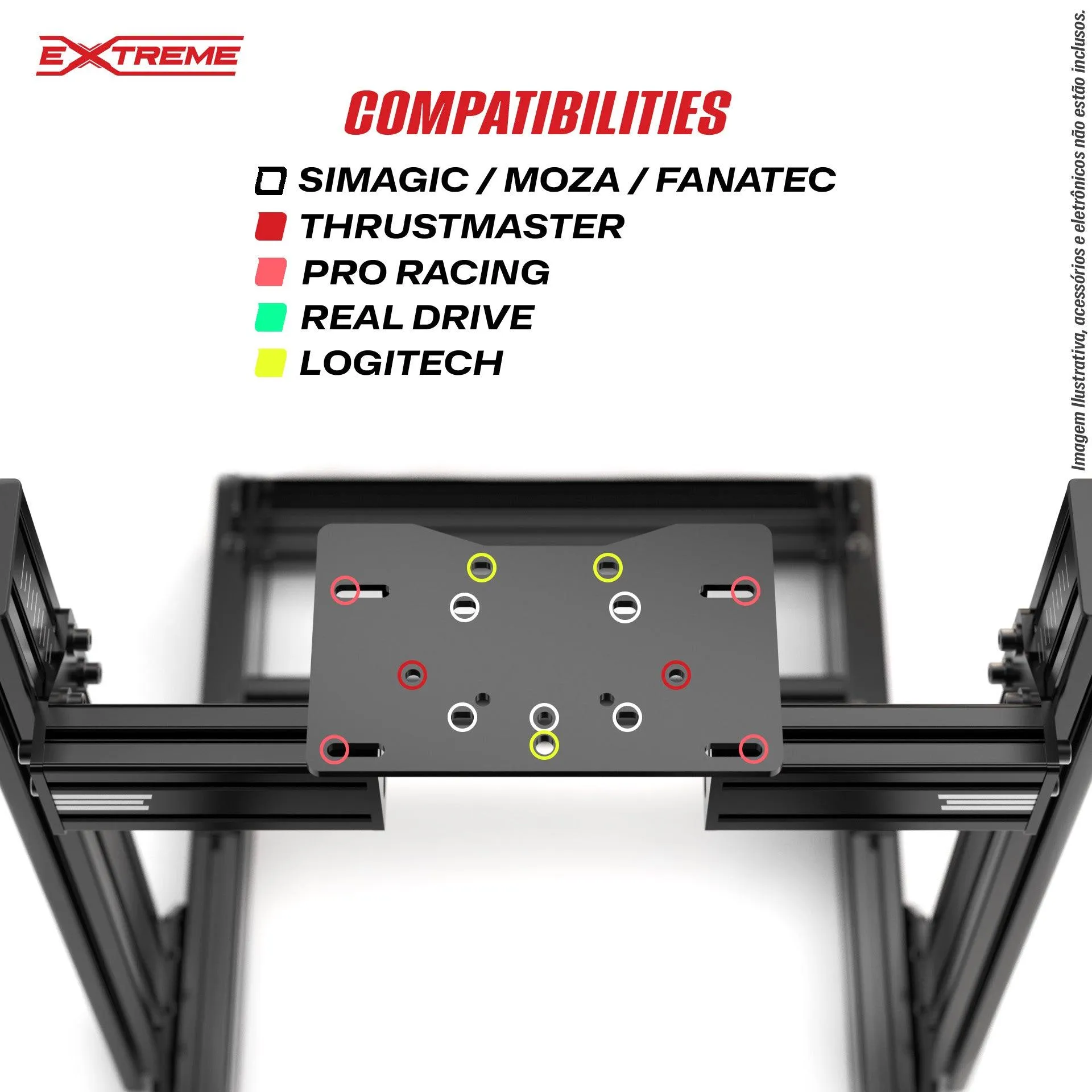 EXTREME AX80 ALUMINUM PROFILE SIM RACING RIG