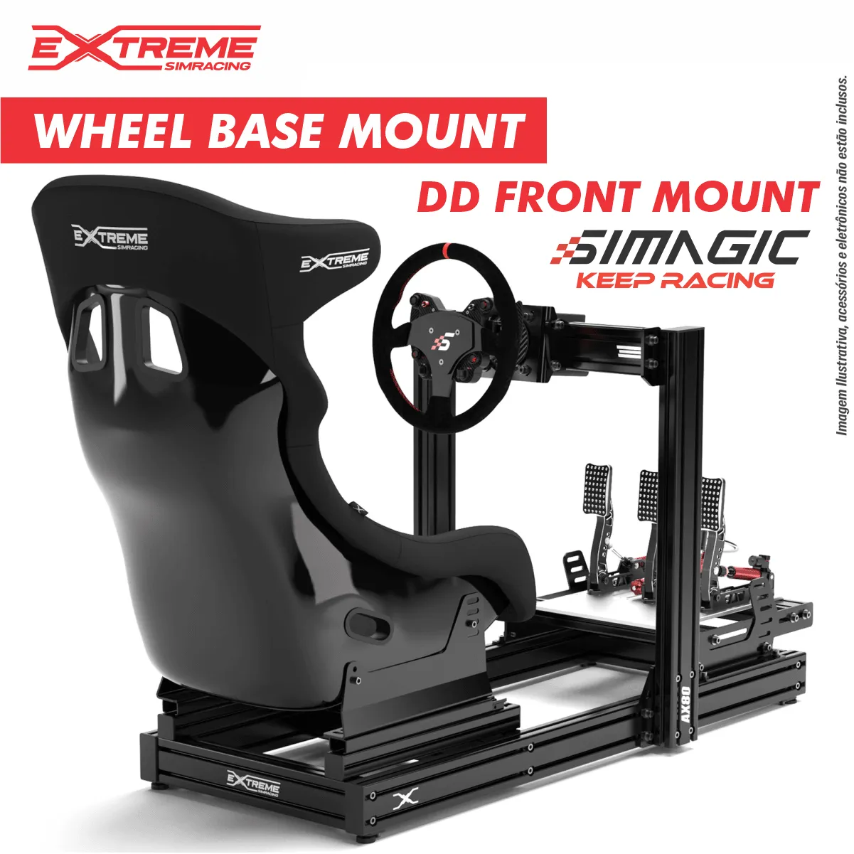 EXTREME AX80 ALUMINUM PROFILE SIM RACING RIG