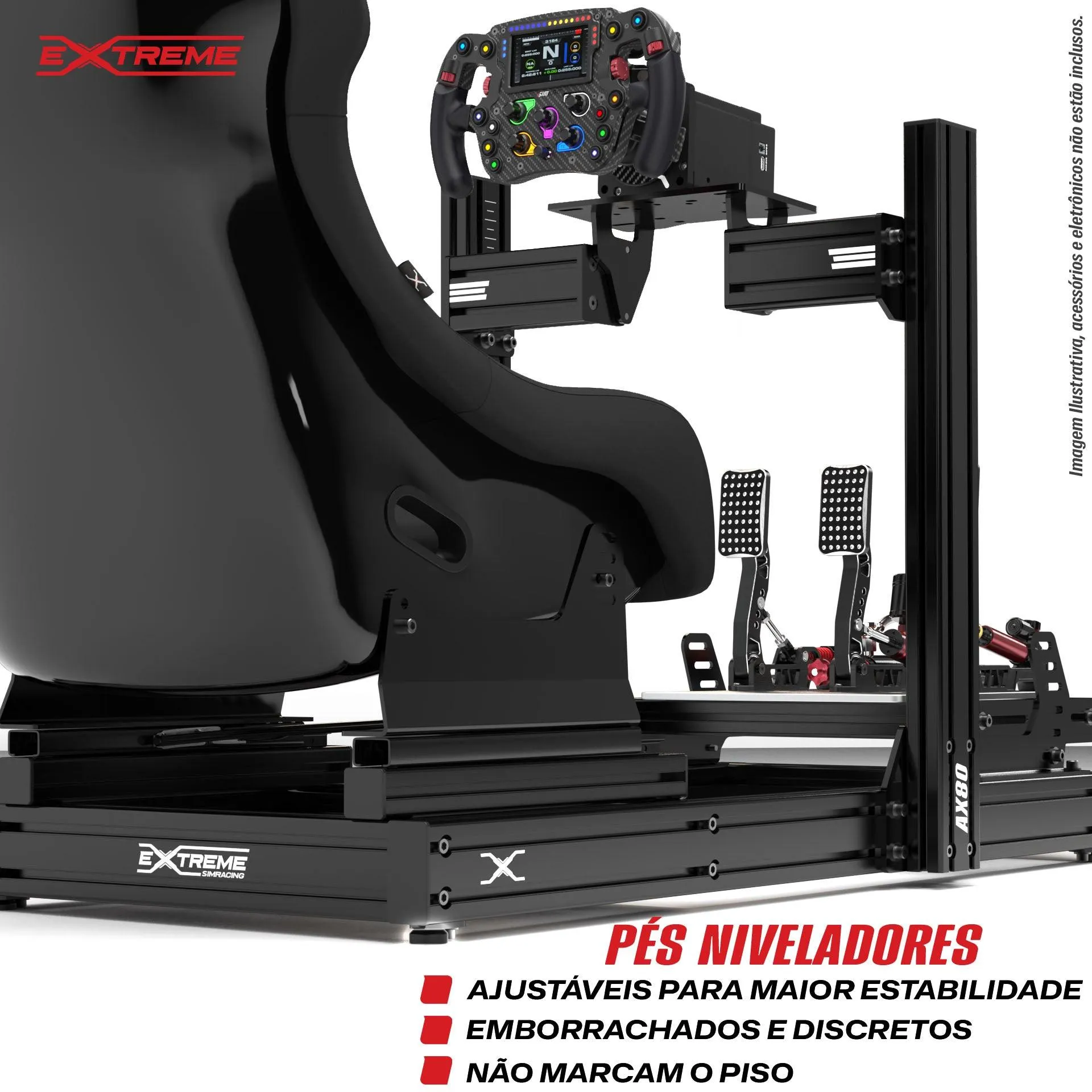 EXTREME AX80 ALUMINUM PROFILE SIM RACING RIG
