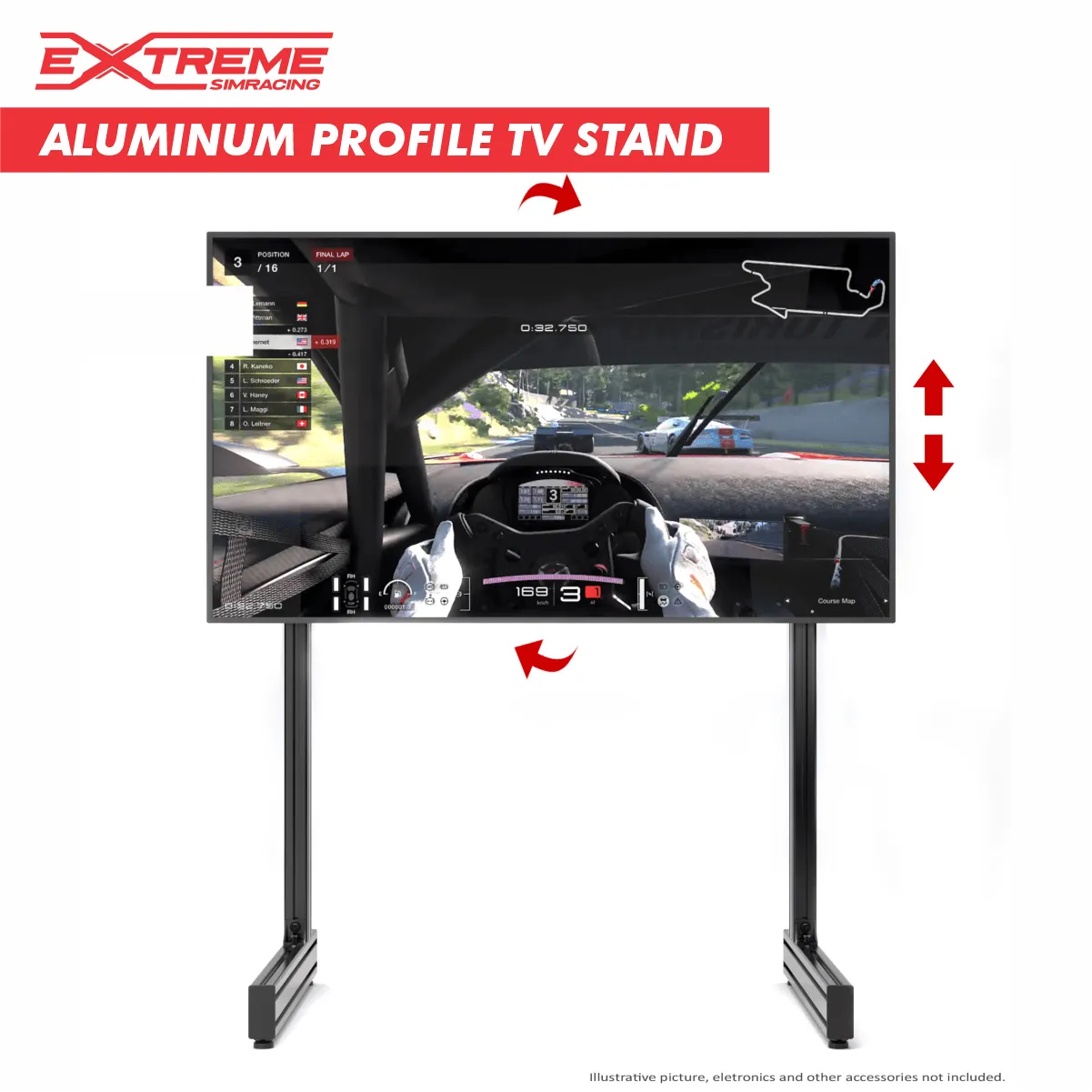EXTREME AX80 ALUMINUM PROFILE SIM RACING RIG