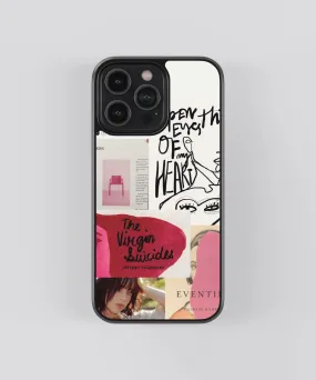 Eyes of the Heart Abstract Glass Phone Case Cover