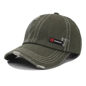 Fashion Vintage Men Baseball Cap Hats For Women Hat Summer Hole Outdoor Bone Gorras Trucker Hombre Men Snapback Baseball Caps